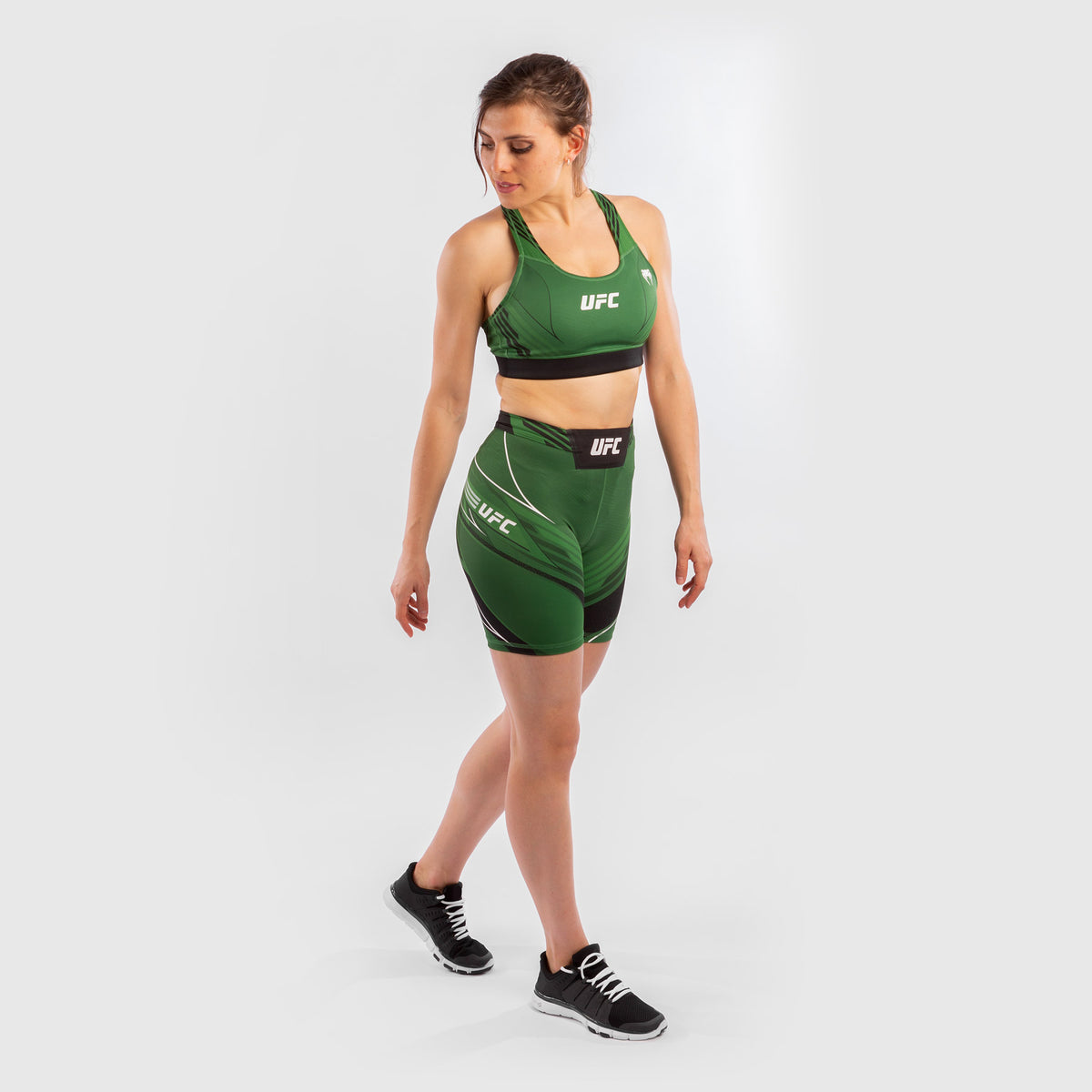 Short de compression pour Femmes UFC Venum Authentic Fight Night - Coupe Longue - Vert - product-type_Shorts de compression