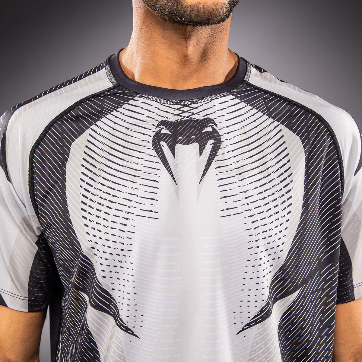 T-shirt Dry Tech Venum Galactic 3.0 - Blanc Cassé/Noir - product-type_T-Shirts Dry Tech