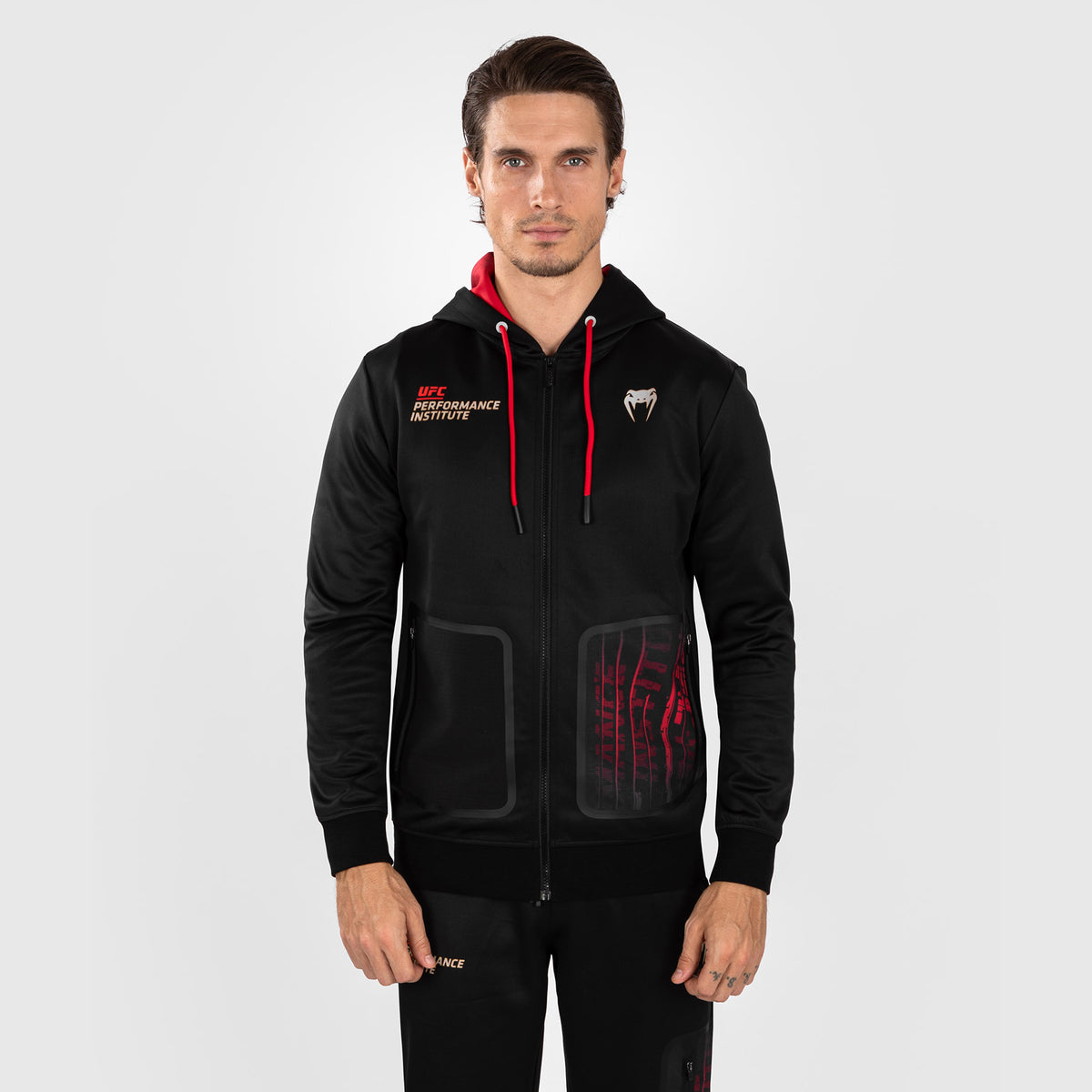 Sweatshirt à capuche UFC Venum Performance Institute 2.0 - Noir/Rouge - product-type_Vestes