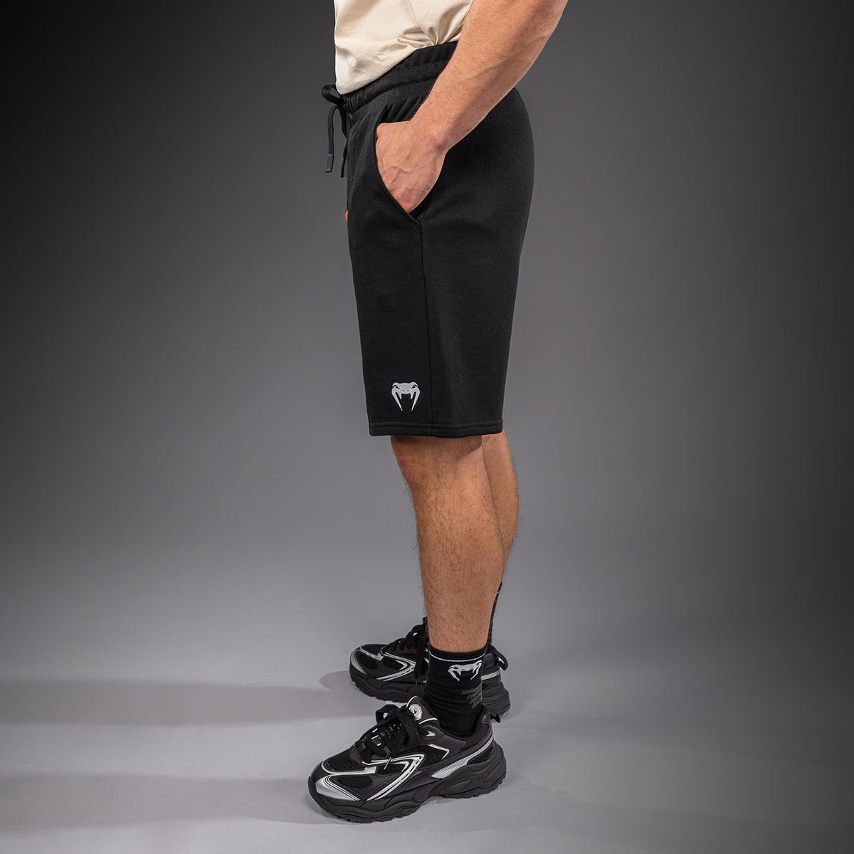 Short en Coton Venum Classic Fleece – Noir - product-type_Shorts en Coton