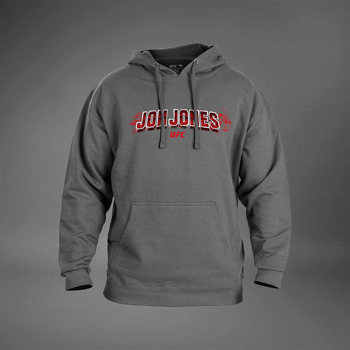 Sweatshirt à capuche pour Hommes UFC Unrivaled by Venum Jon Jones - Gris Mélangé - product-type_Sweatshirts