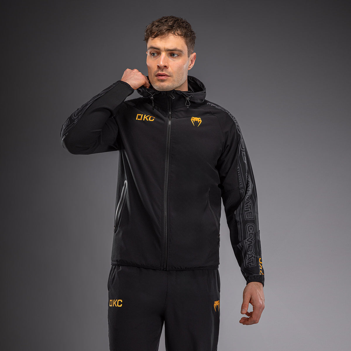 Veste de survêtement Karate Combat by Venum – Noir/Gris - product-type_Vestes