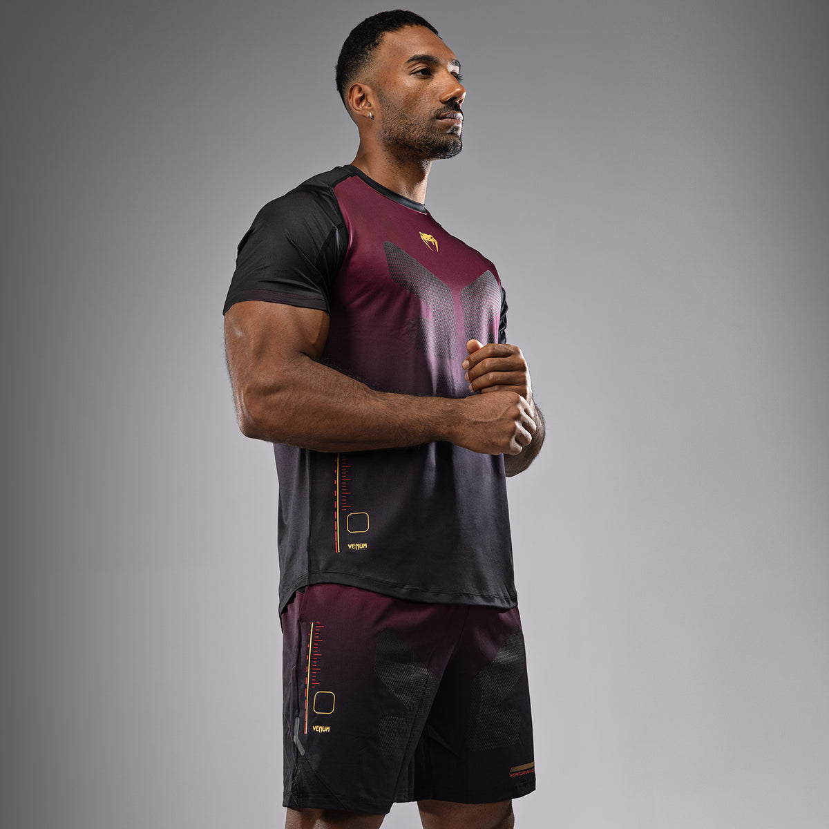 T-Shirt Dry-Tech Venum Tactical XT- Noir/Bordeaux/Or - product-type_T-Shirts Dry Tech