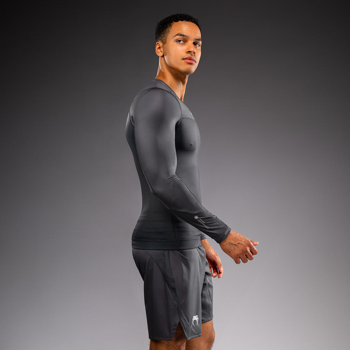 Rashguard manches longues Venum G-Fit Scale - Gris - product-type_T-Shirts de Compression