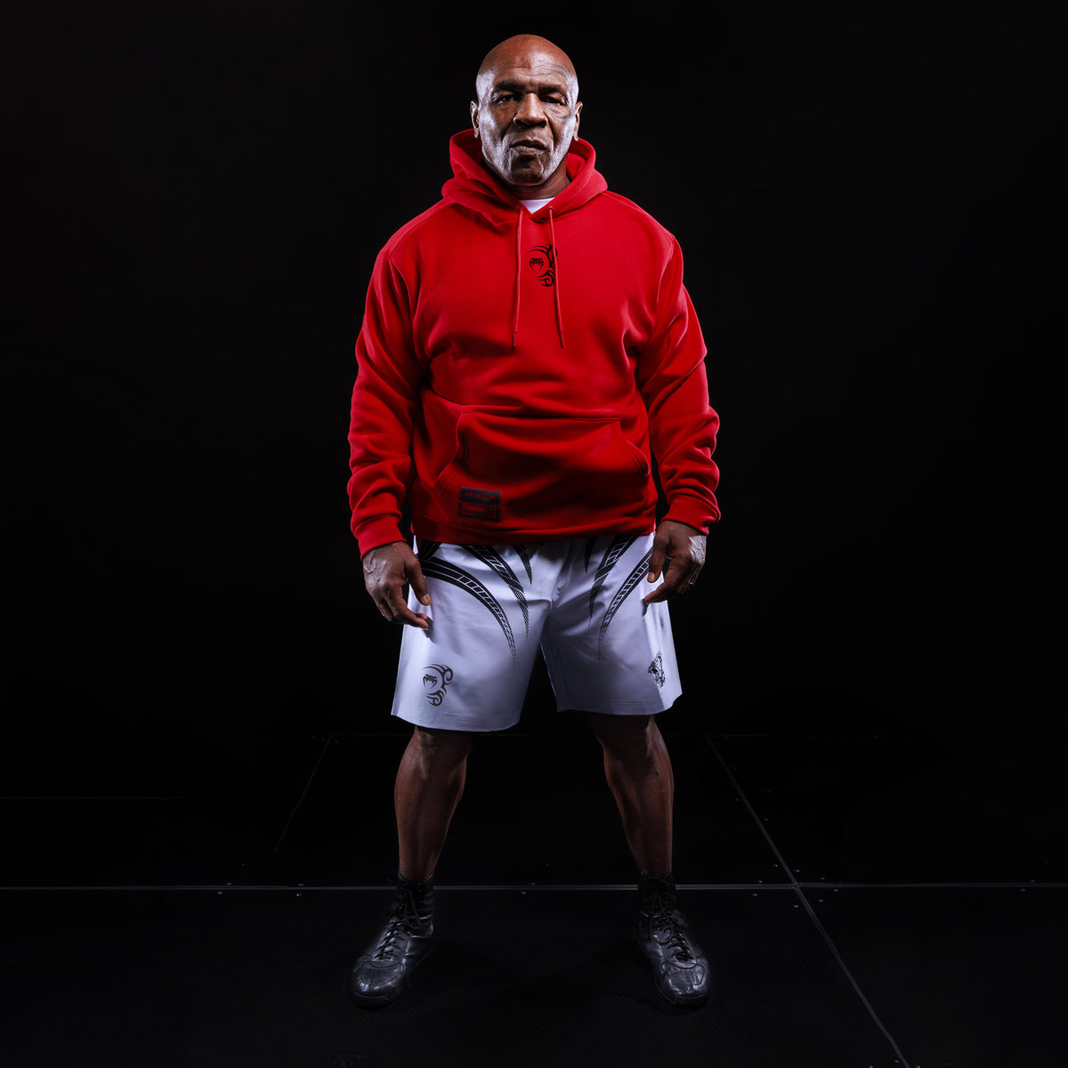 Sweat à capuche Venum x Mike Tyson Tiger - Rouge Intense/Noir Profond - product-type_Sweatshirts