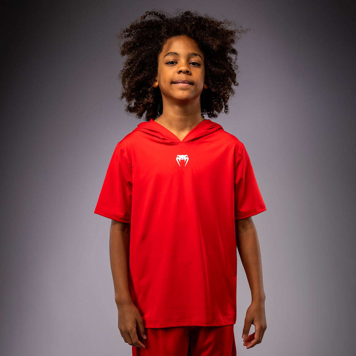 Sweat à capuche à manches courtes Dry Tech pour Enfants Venum Elite - Rouge - product-type_Sweatshirts