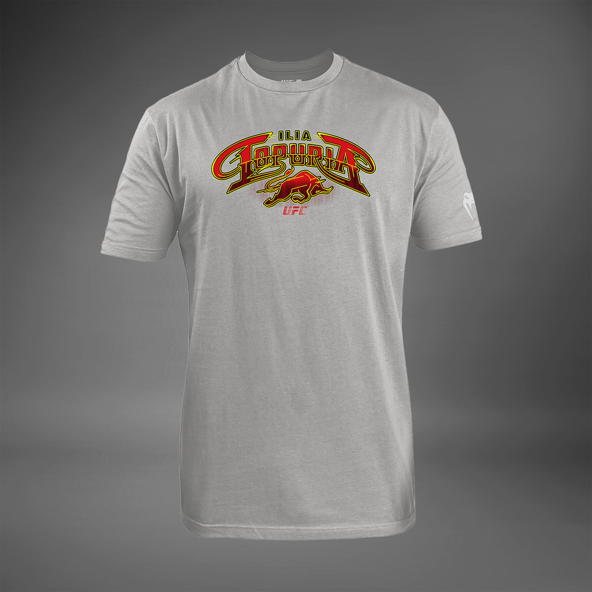 T-Shirt UFC Unrivaled by Venum Ilia Topuria - Gris Mélangé - product-type_T-Shirts