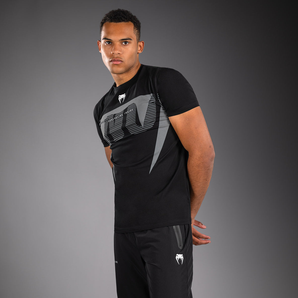 T-shirt Venum Adrenaline – Noir/Gris Argenté - product-type_T-Shirts