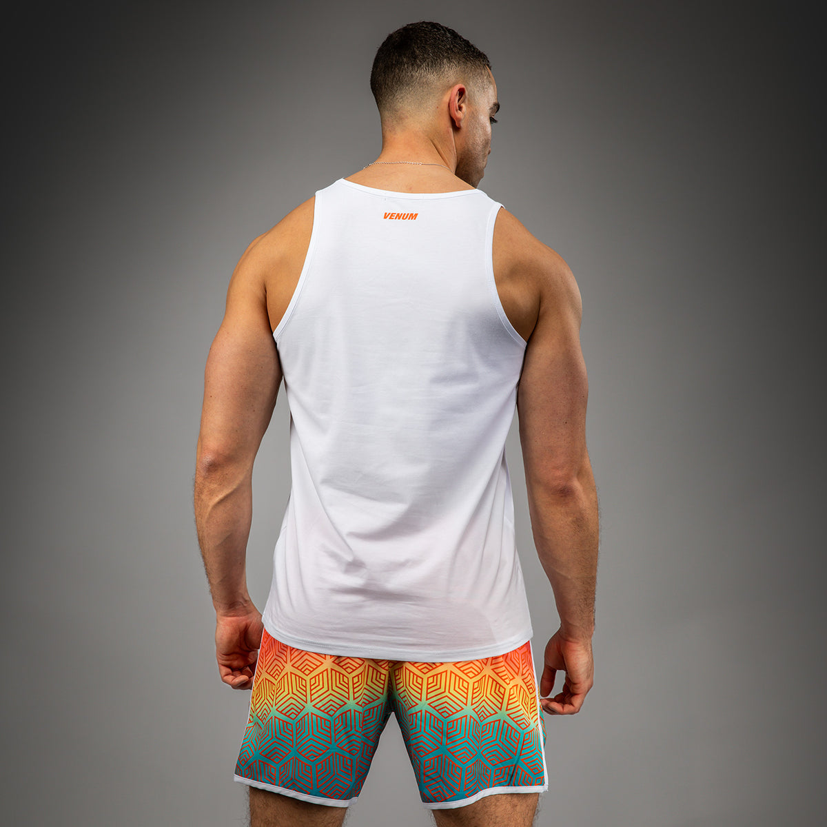 Débardeur Venum Echo - Blanc/Orange Sunset - product-type_Débardeurs
