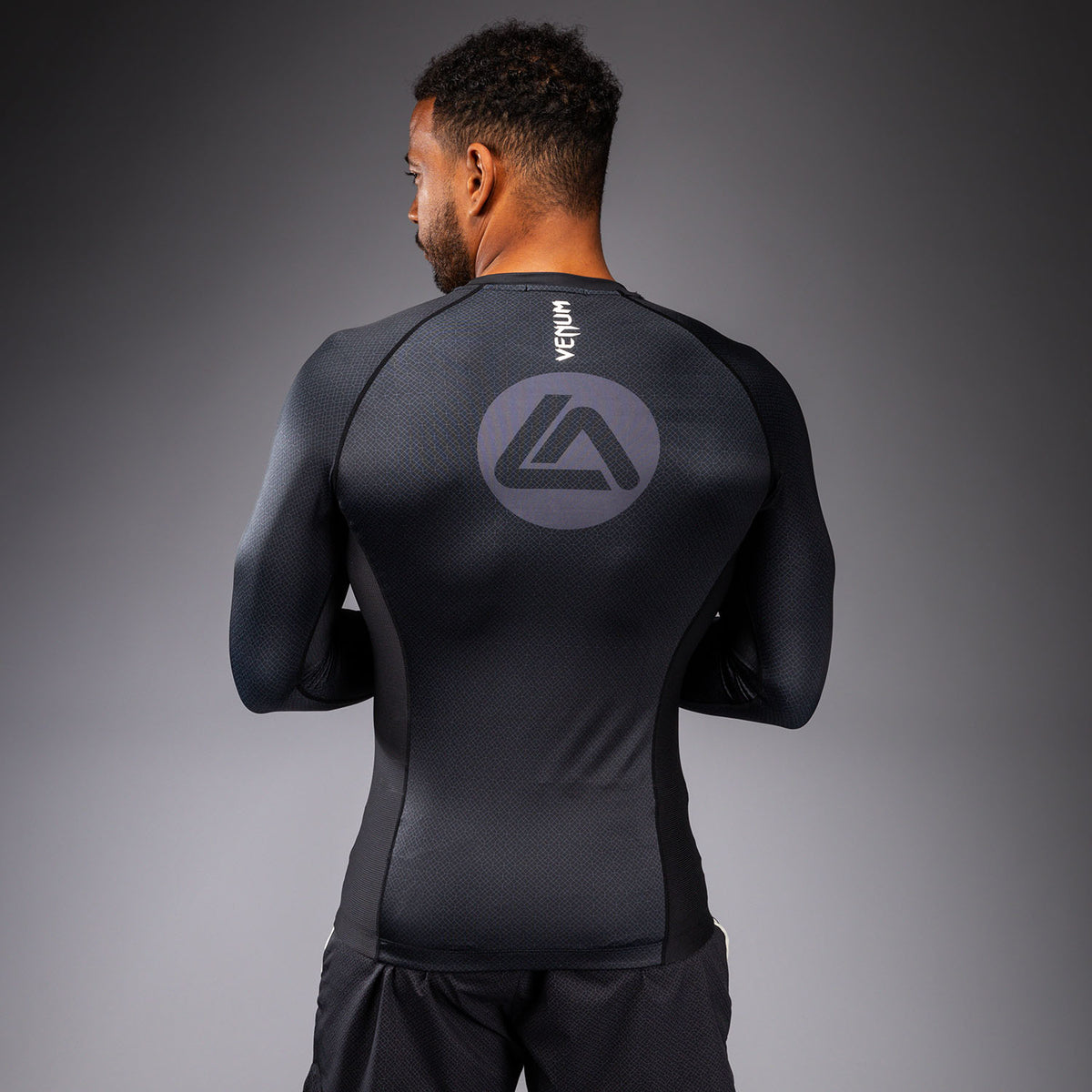 Rashguard à Manches Longues Venum x Roger Gracie Academy - Noir - product-type_T-Shirts de Compression