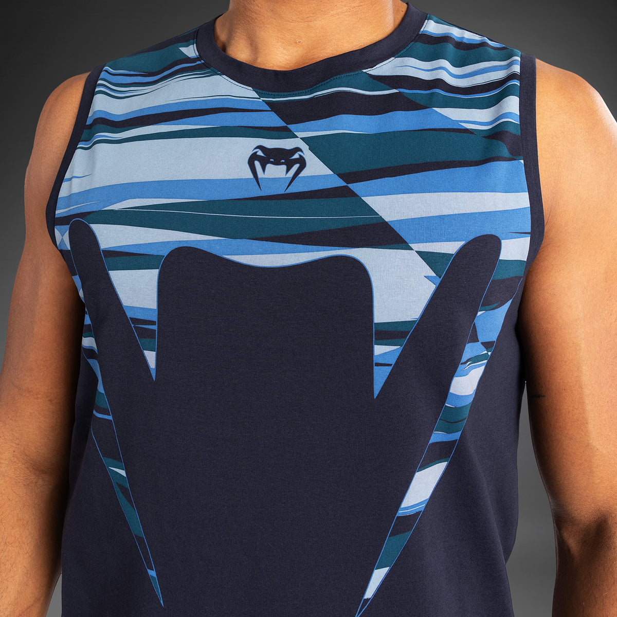 Débardeur pour Hommes Venum Rapid - Snake Head - Bleu Ombre - product-type_Débardeurs