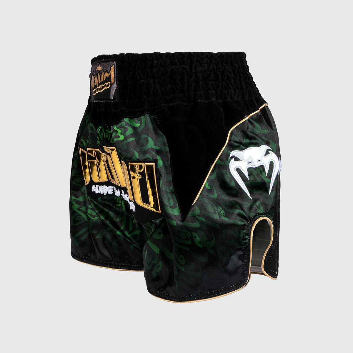 Short de Muay Thai Venum Attack - Noir/Vert - product-type_Shorts de Muay Thai