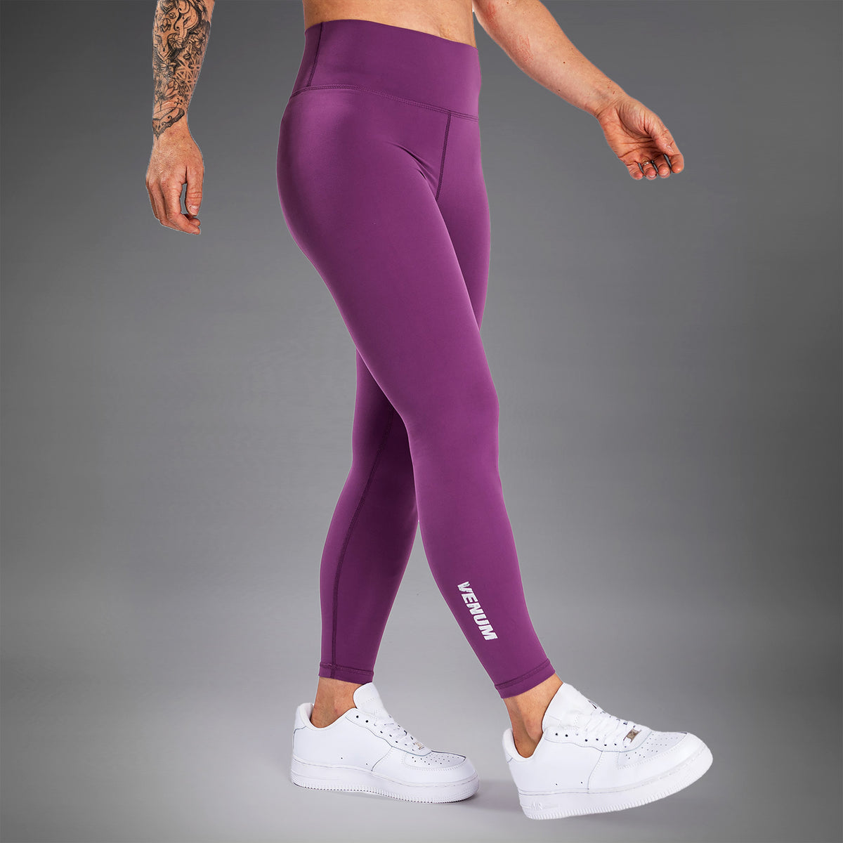 Leggings Venum Essential Lifestyle - Orchidée Sombre/Argent Brossé - product-type_Leggings