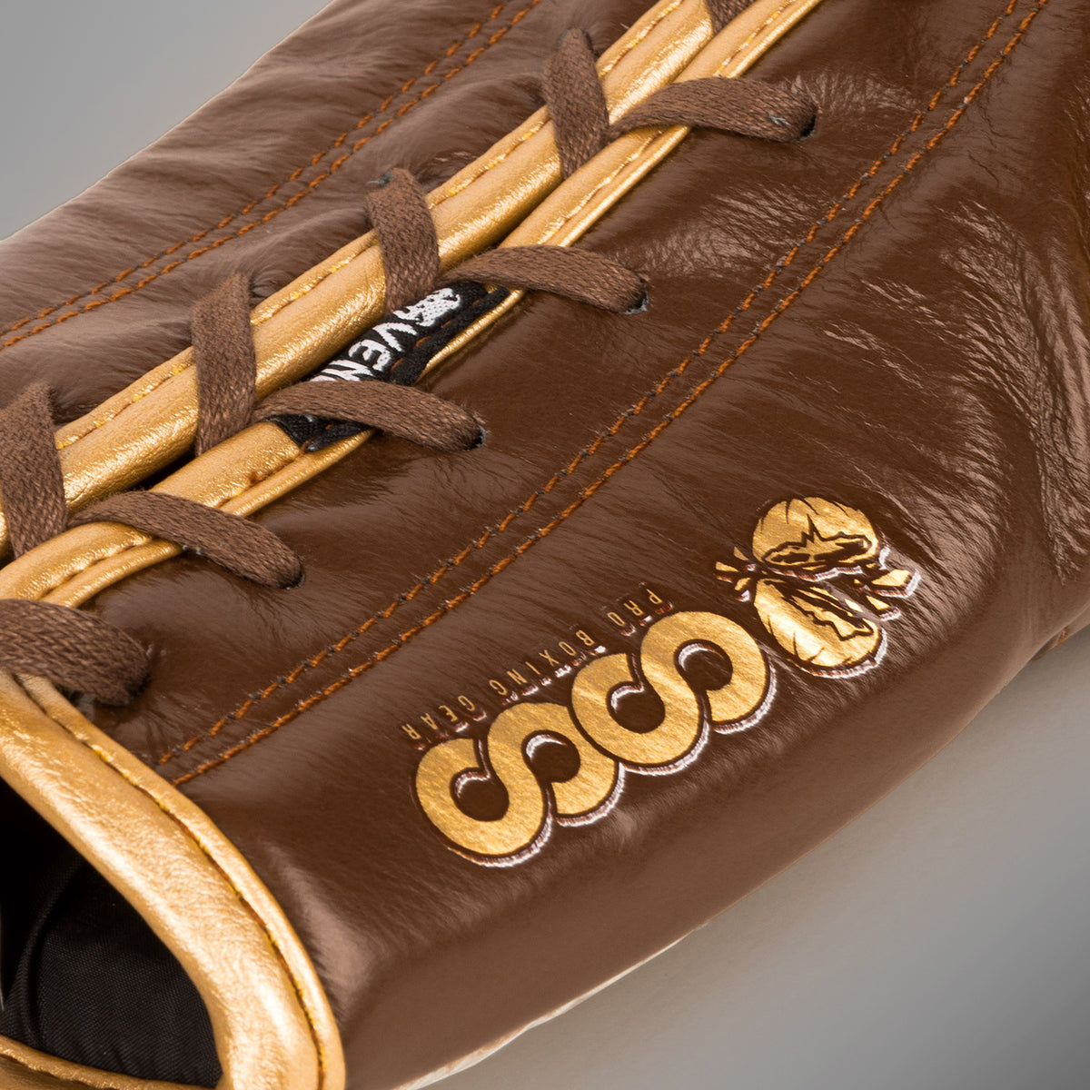 Gants de Boxe Pro avec Lacets Venum Coco Monogram - Marron Grizzly - product-type_Gants de boxe