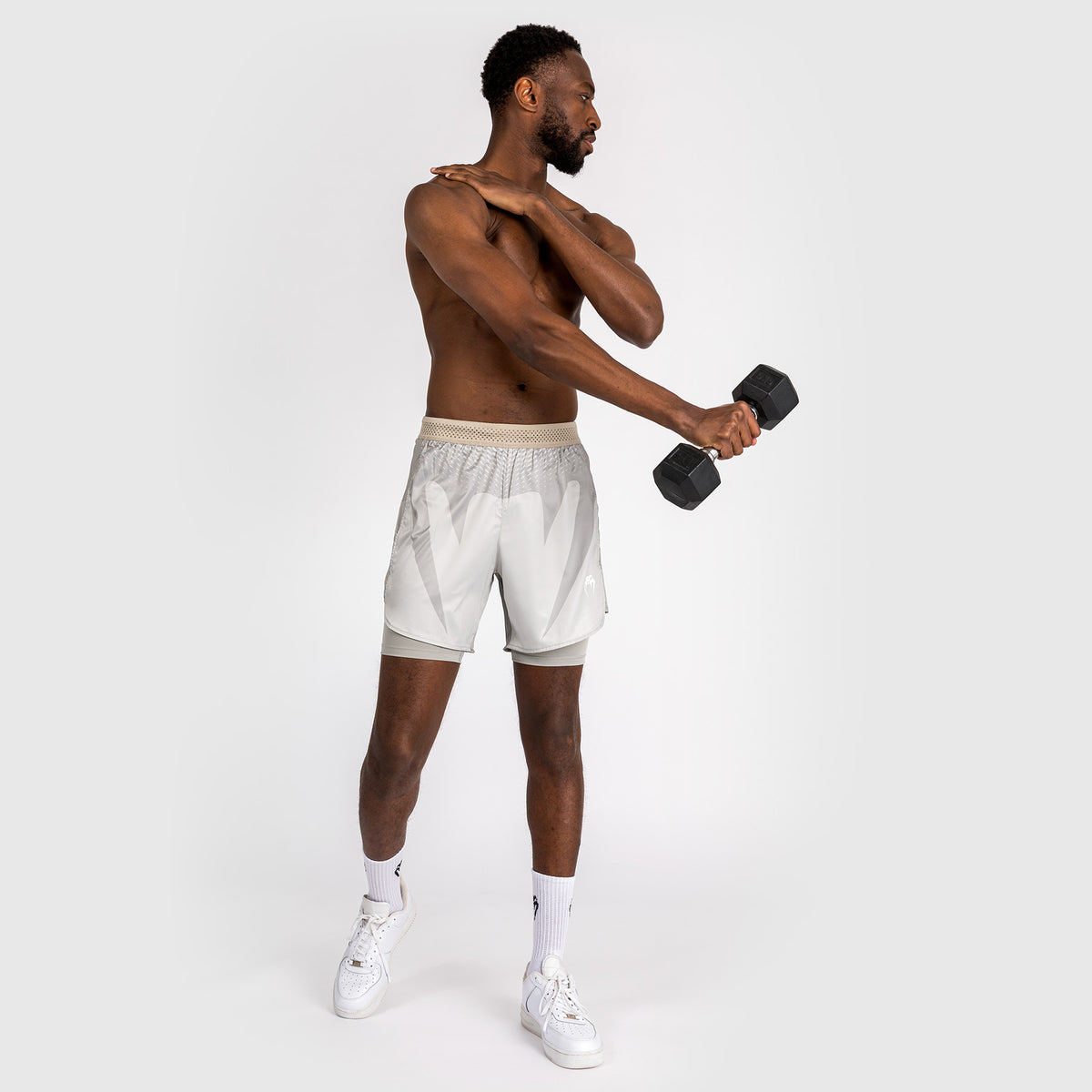 Short de Combat Pour Hommes Venum Attack - Sable - product-type_Shorts de training