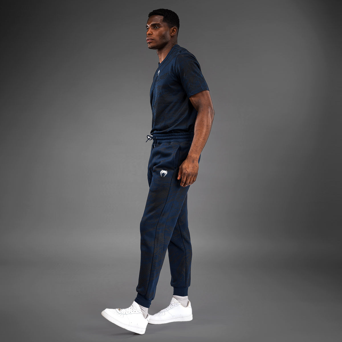 Pantalon en Coton pour Hommes UFC Fusion by Venum Fight Week - Bleu Océanique - product-type_Pantalons de jogging