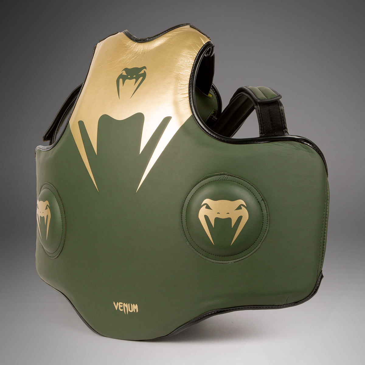 Plastron Venum Pro Boxing En Microfibre - Khaki/Or - product-type_Ceintures abdominales