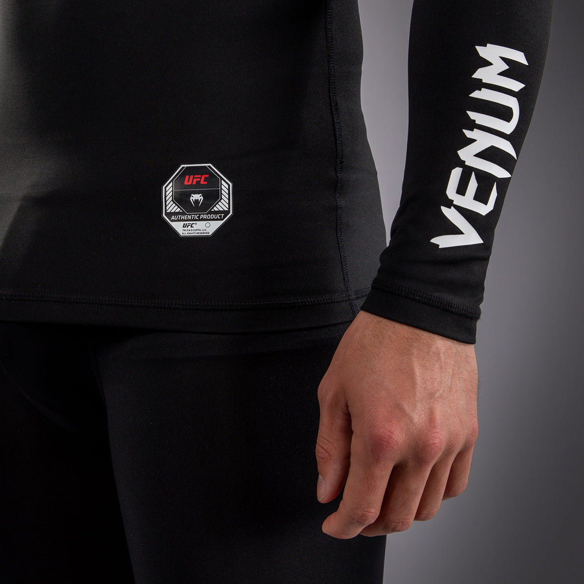 Rashguard à Manches Longues Technique pour Homme Venum UFC Unity by Venum Authentic Fight Week - Noir - product-type_T-Shirts de Compression