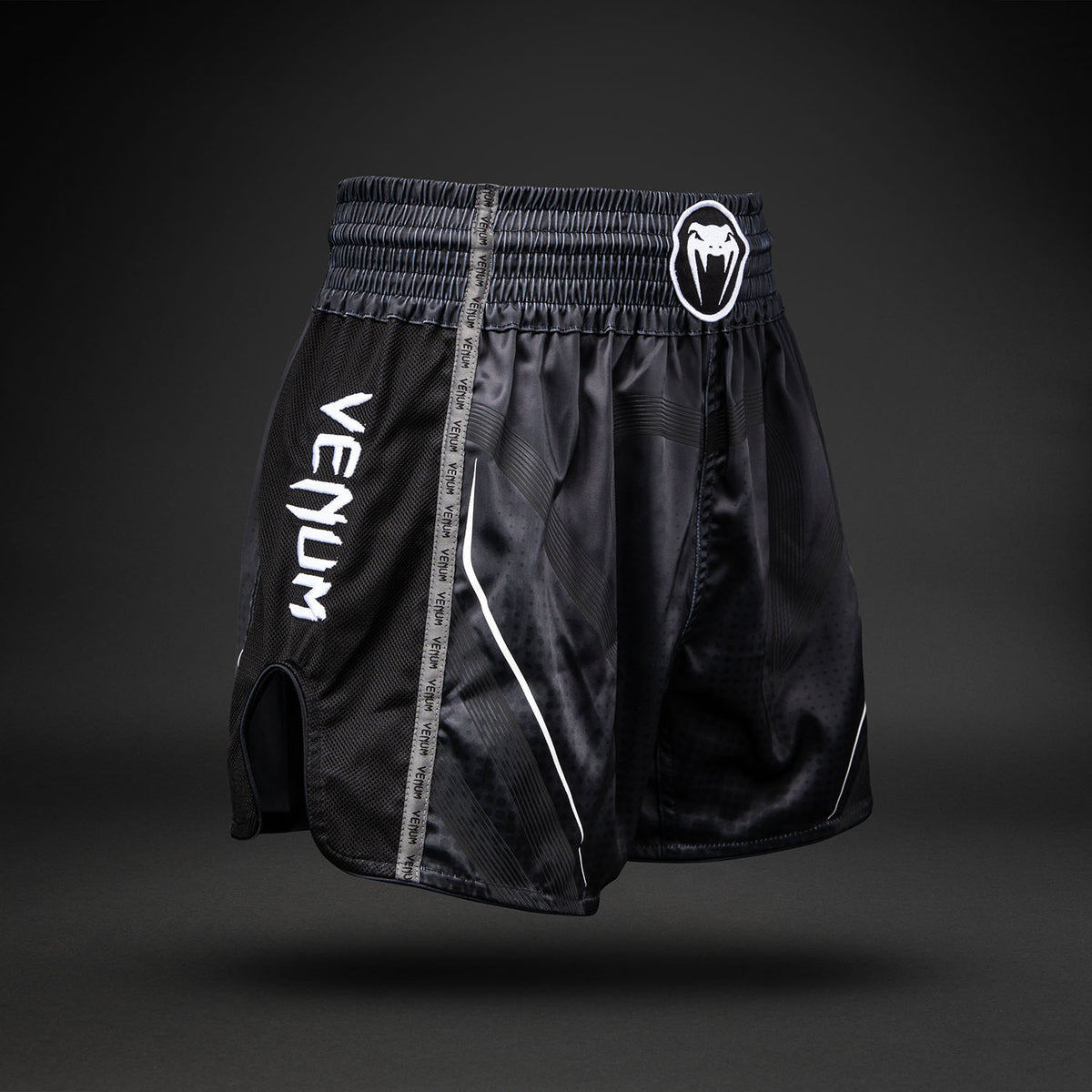 Short de Muay Thaï Venum Stealth – Noir/Blanc - product-type_Shorts de Muay Thai