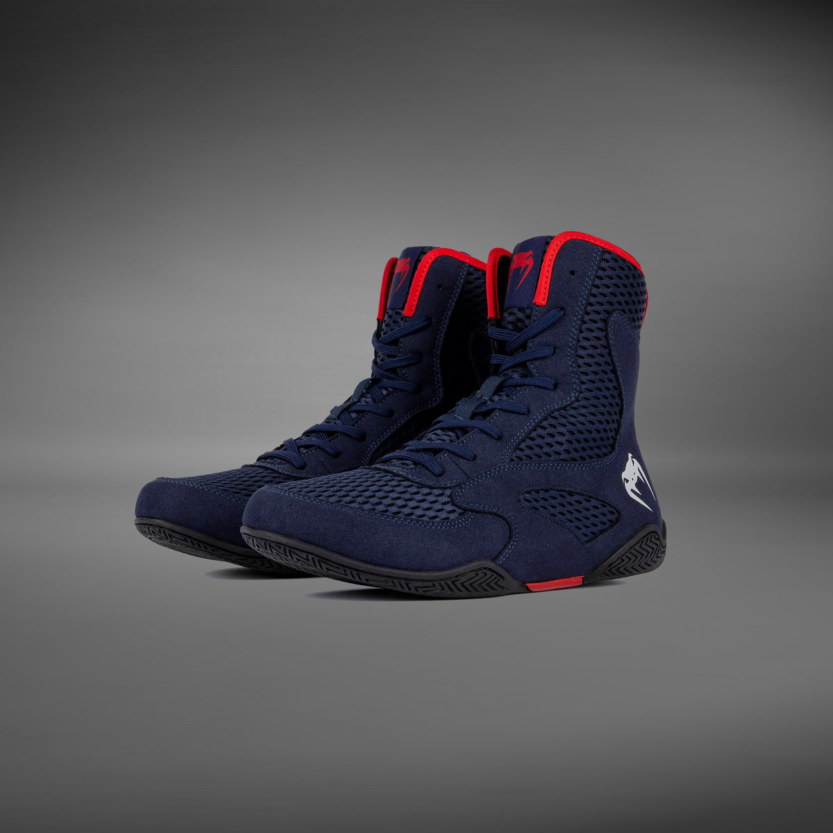 Chaussures de Boxe Venum Contender - Bleu marine/Rouge - product-type_Chaussures de boxe