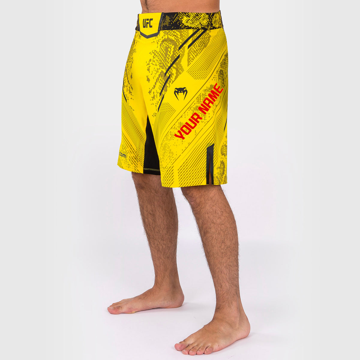 Short de combat personnalisé Coupe longue pour Hommes UFC Adrenaline by Venum Authentic Fight Night – Jaune - product-type_Shorts de MMA