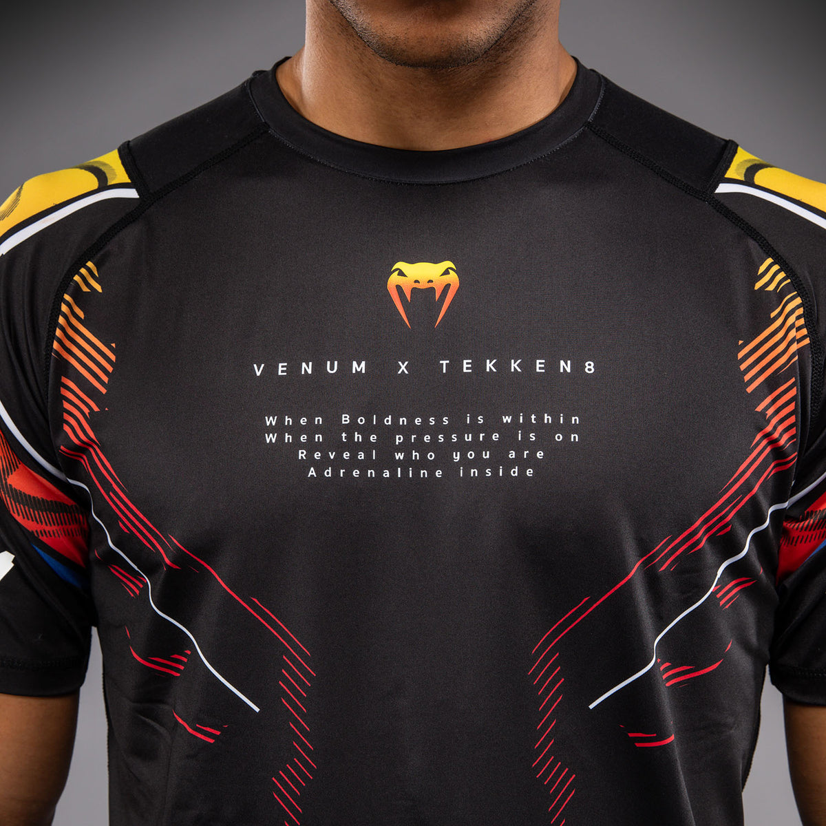 T-shirt Dry Tech Yoshimitsu Venum x TEKKEN 8 - Noir/Orange - product-type_T-Shirts Dry Tech