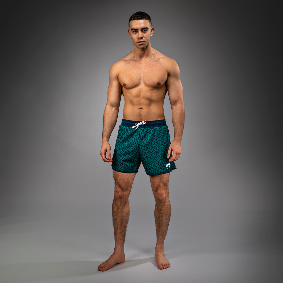 Short de Bain Venum Echo - Bleu Océan/Vert Émeraude - product-type_Shorts de bain