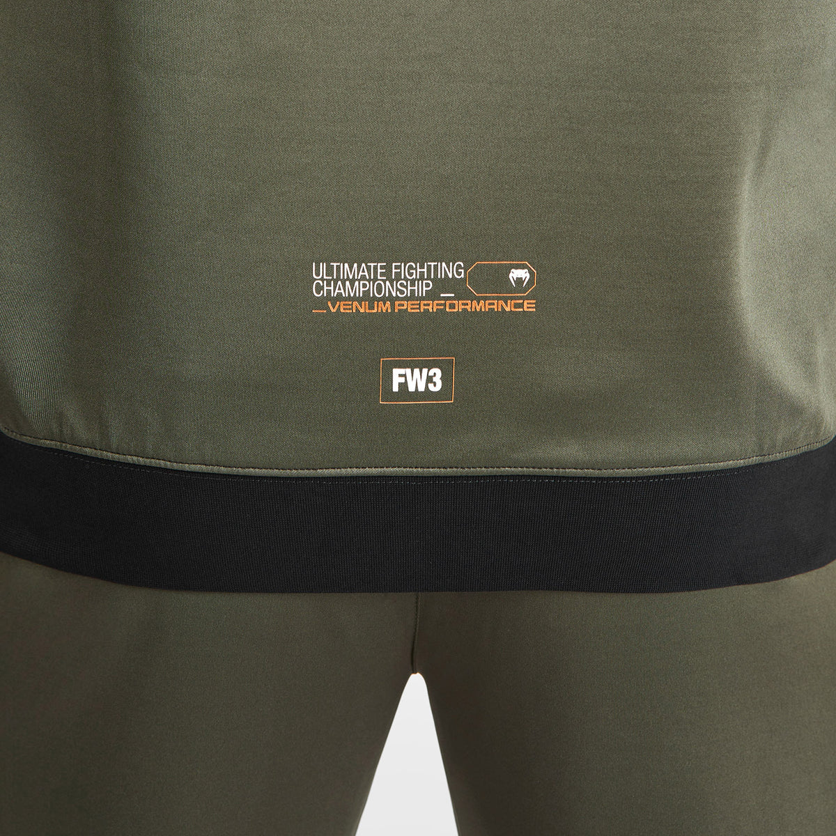 Sweatshirt zippé à capuche UFC Adrenaline by Venum Fight Week - Khaki/Bronze - product-type_Sweatshirts
