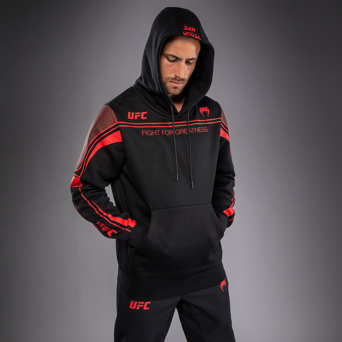 Sweat à Capuche pour Homme Venum UFC Unity by Venum Authentic Fight Week - Noir - product-type_Sweatshirts