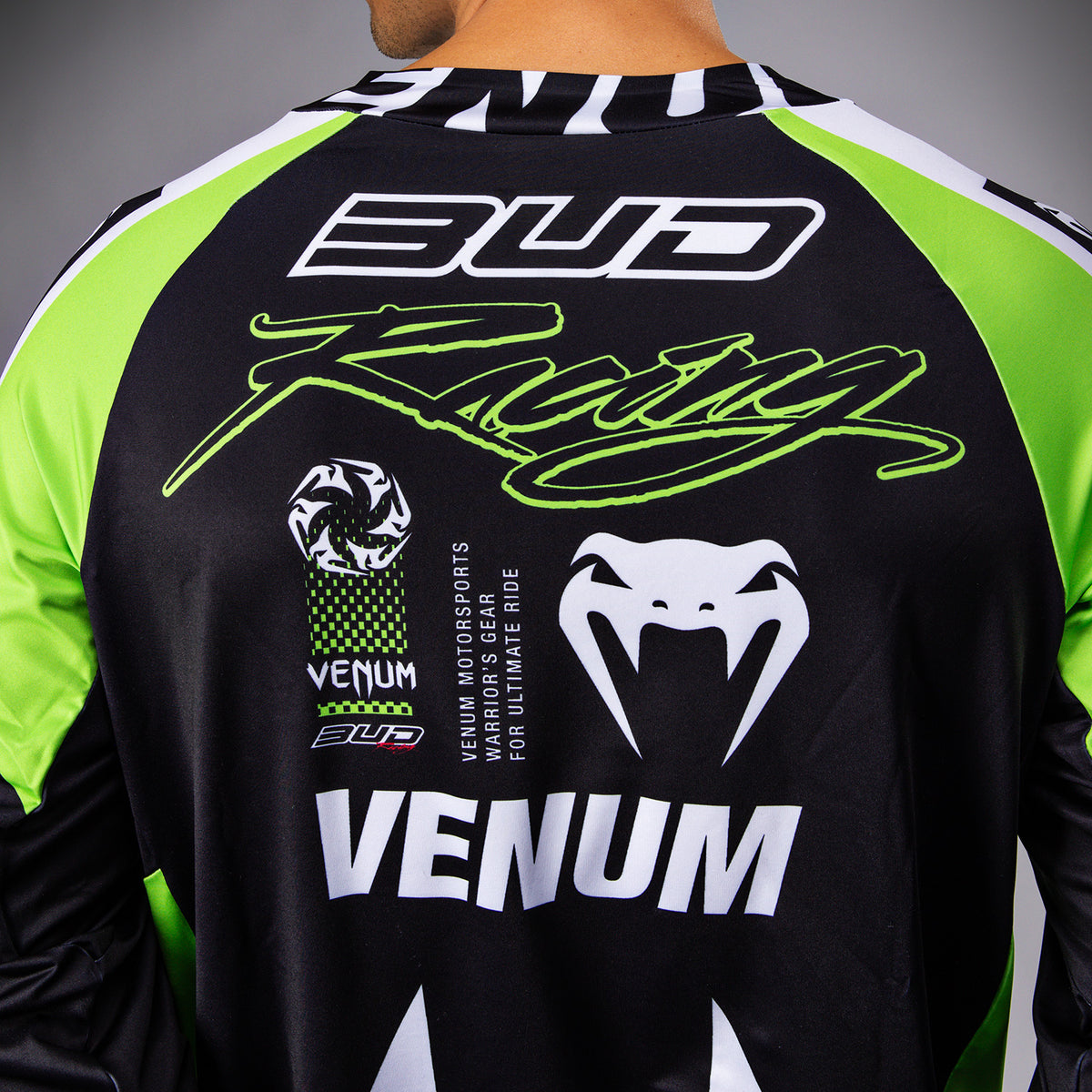T-Shirt Dry-Tech Venum x Bud Racing - Noir/Blanc/Citron Vert - product-type_T-Shirts Dry Tech