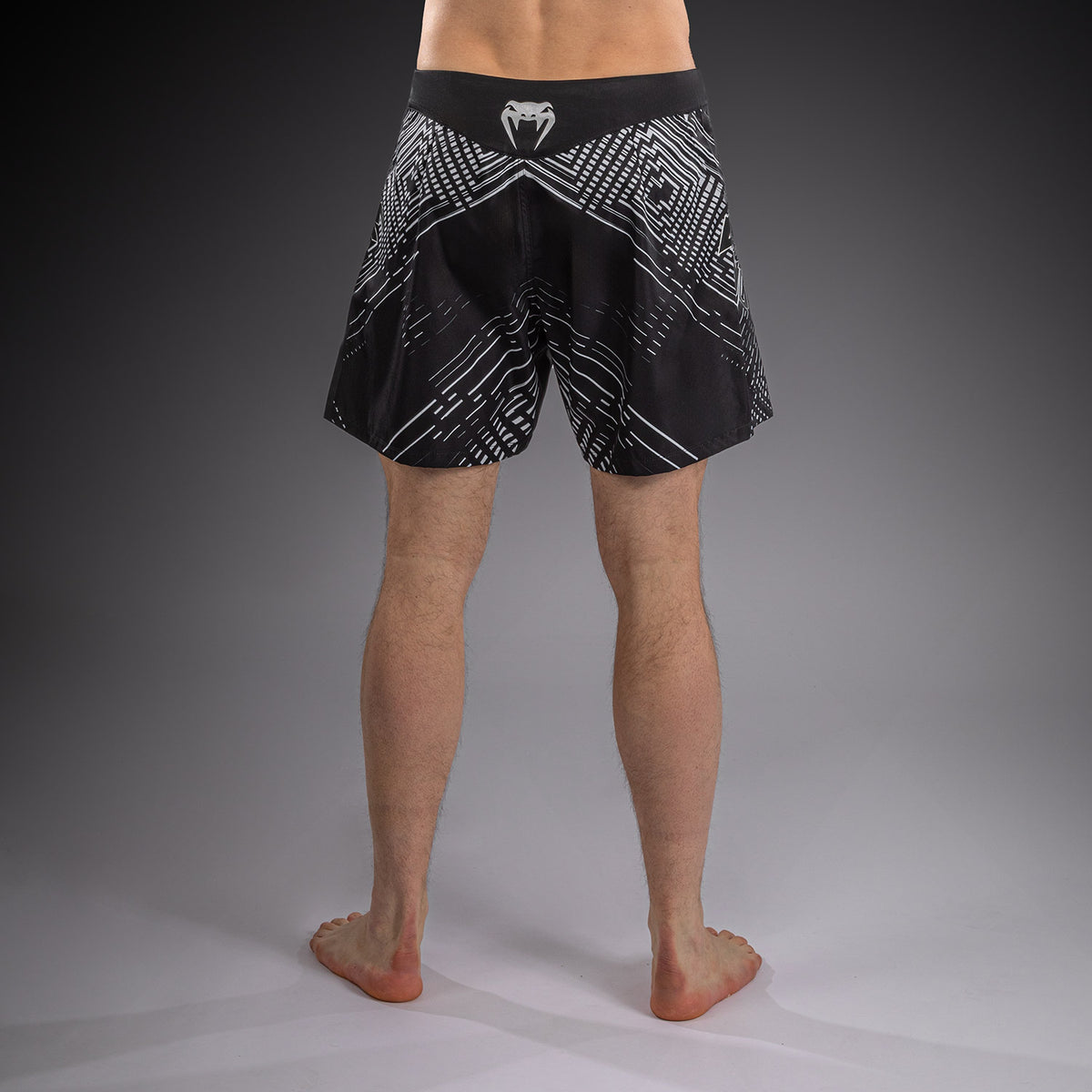 Short de Combat Venum Midnight Fury – Noir/Gris/Argent - product-type_Shorts de MMA