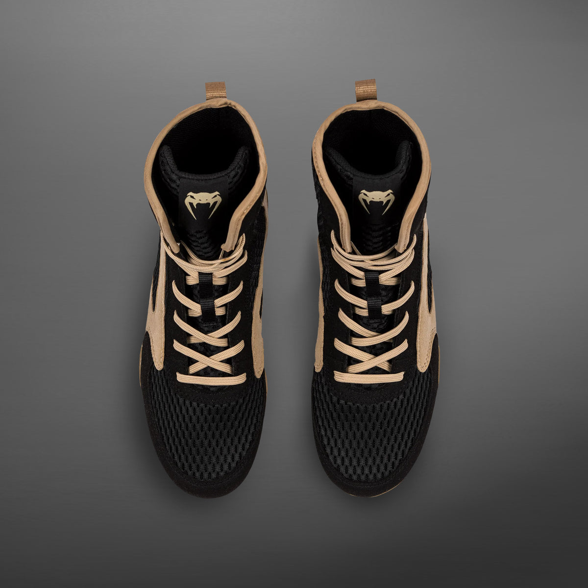 Chaussures de boxe Venum Contender - Noir/Sable - product-type_Chaussures de boxe