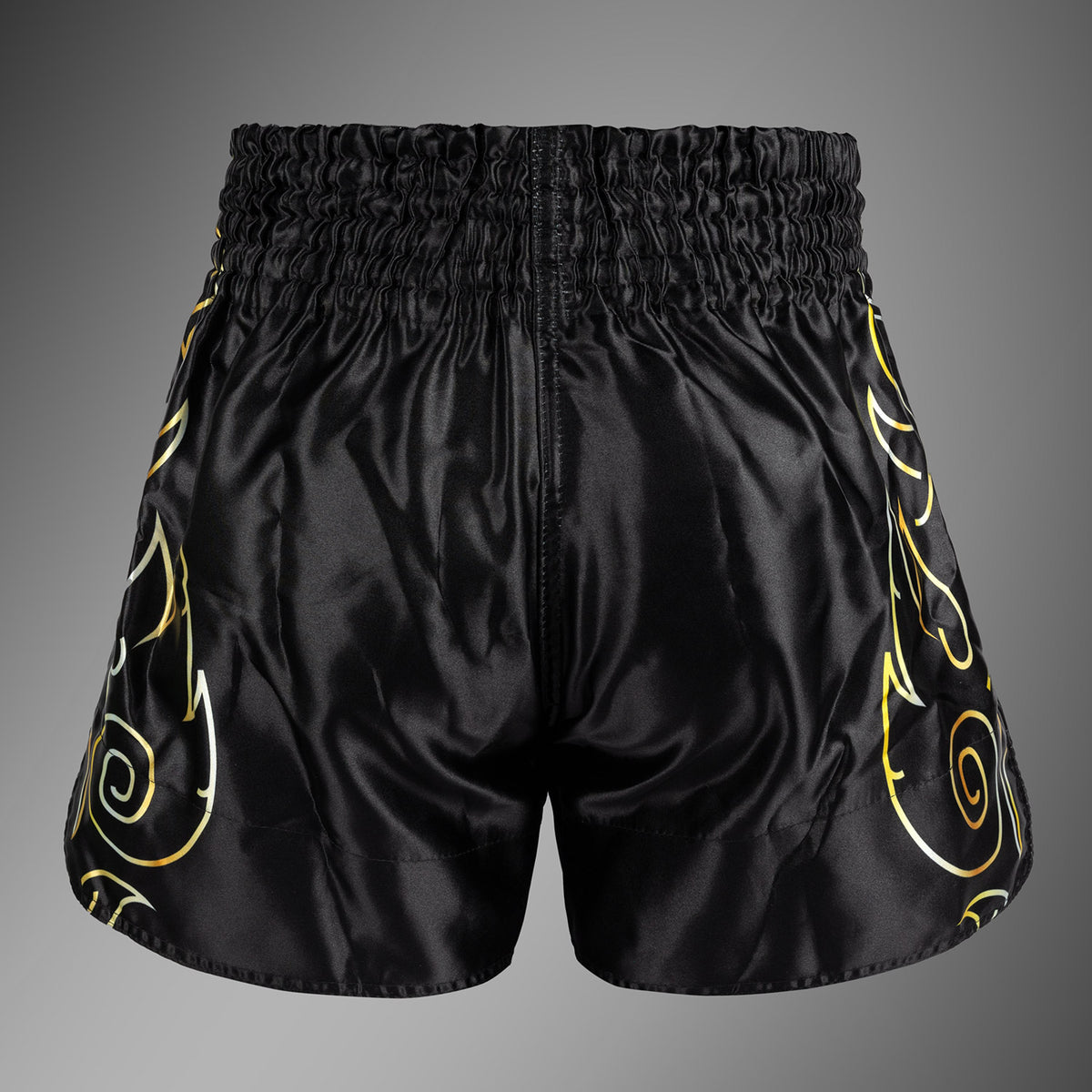 Short de Muay Thai Venum VTC Flames - Noir/Or - product-type_Shorts de Muay Thai