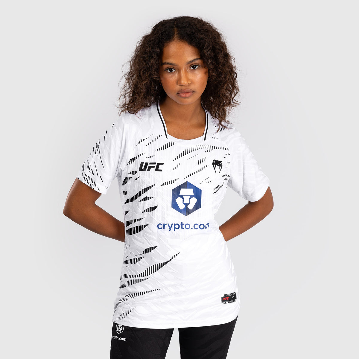 T-shirt Dry-Tech pour Femmes UFC Fusion by Venum Personnalisé Authentic Fight Night - Blanc - product-type_T-Shirts Dry Tech