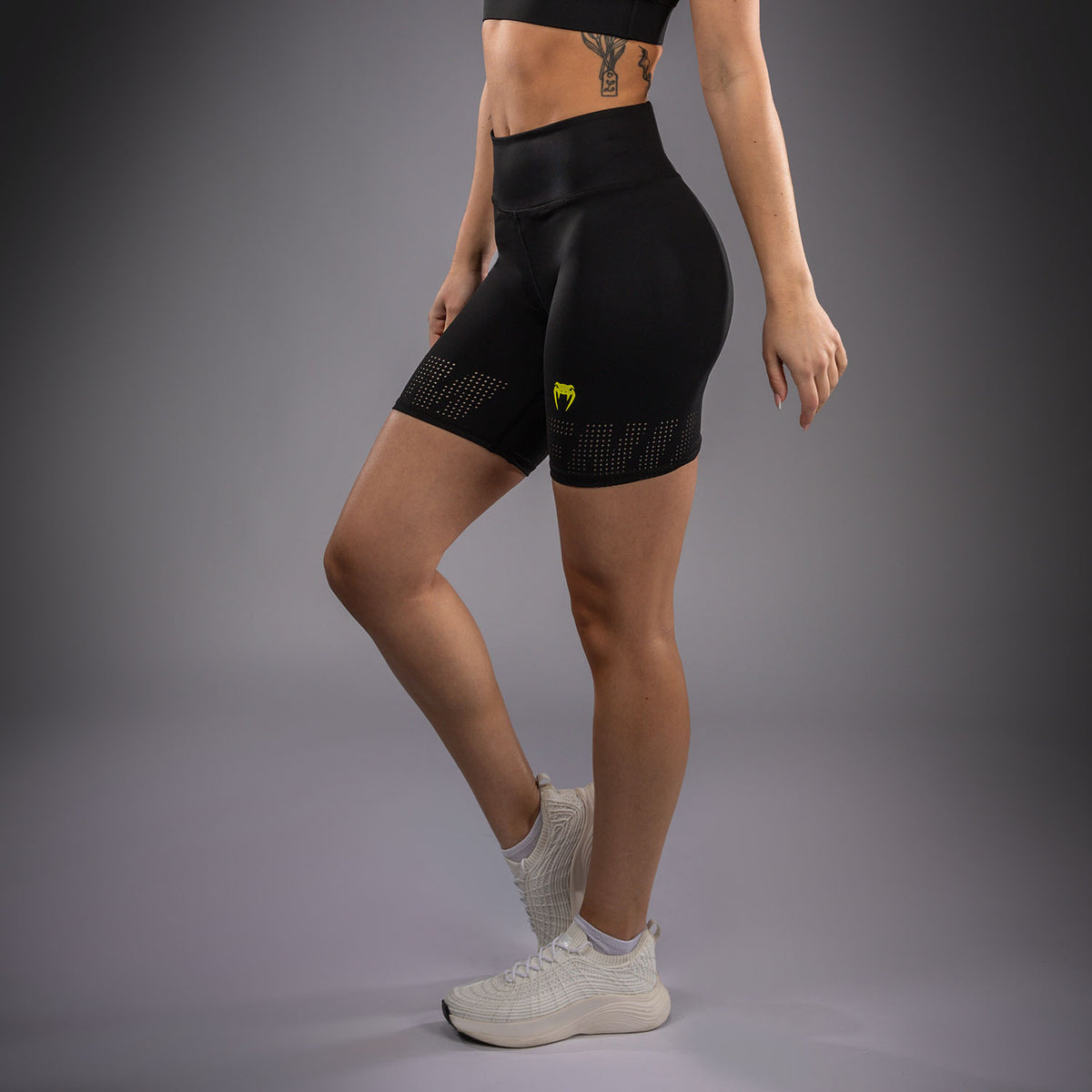 Short de Compression Venum Lazer Pour Femme - Noir/Jaune - product-type_Shorts de compression