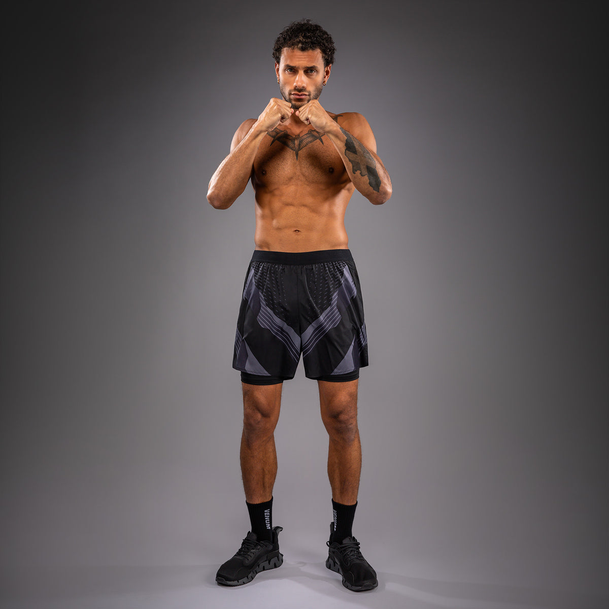 Short d’Entraînement Venum No-Gi 6.0 - Noir/Gris - product-type_Shorts de training