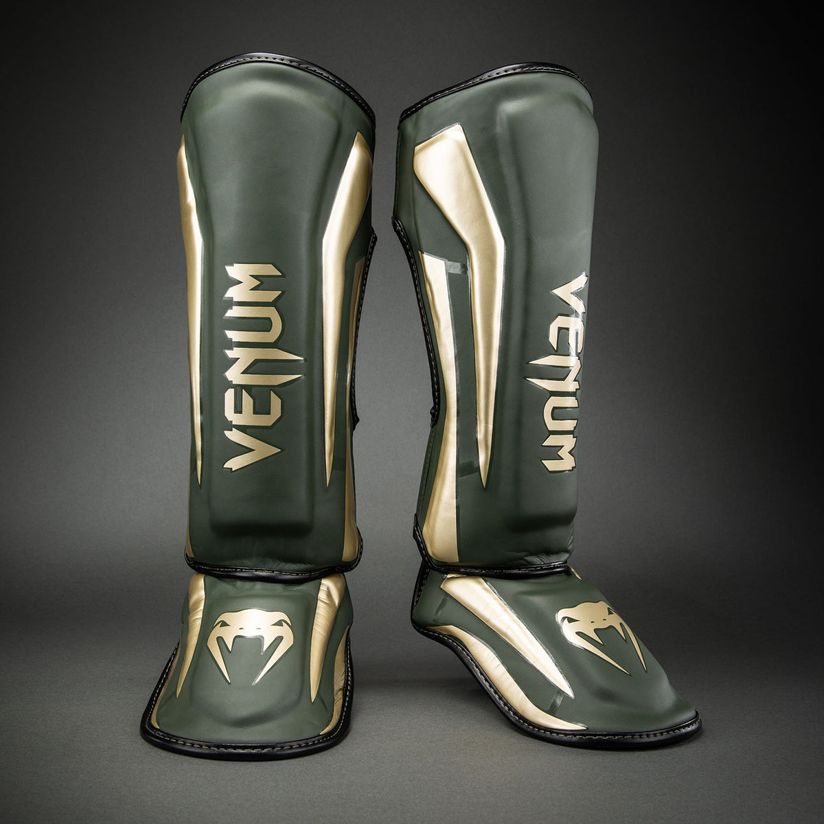 Protège-tibias Venum Elite - Kaki - product-type_Protège-tibias