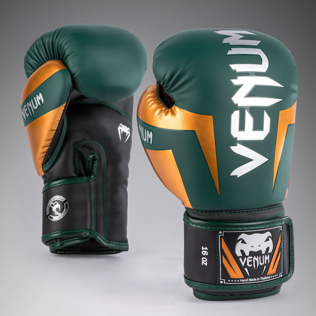 Gants de boxe Venum Elite - Vert/Bronze/Argent - product-type_Gants de boxe