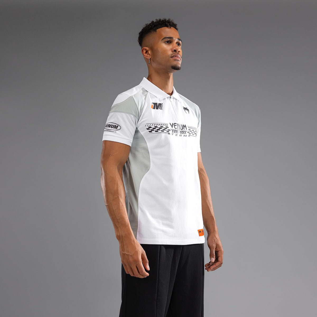 Polo en Coton Venum Motorsports - Blanc Neige