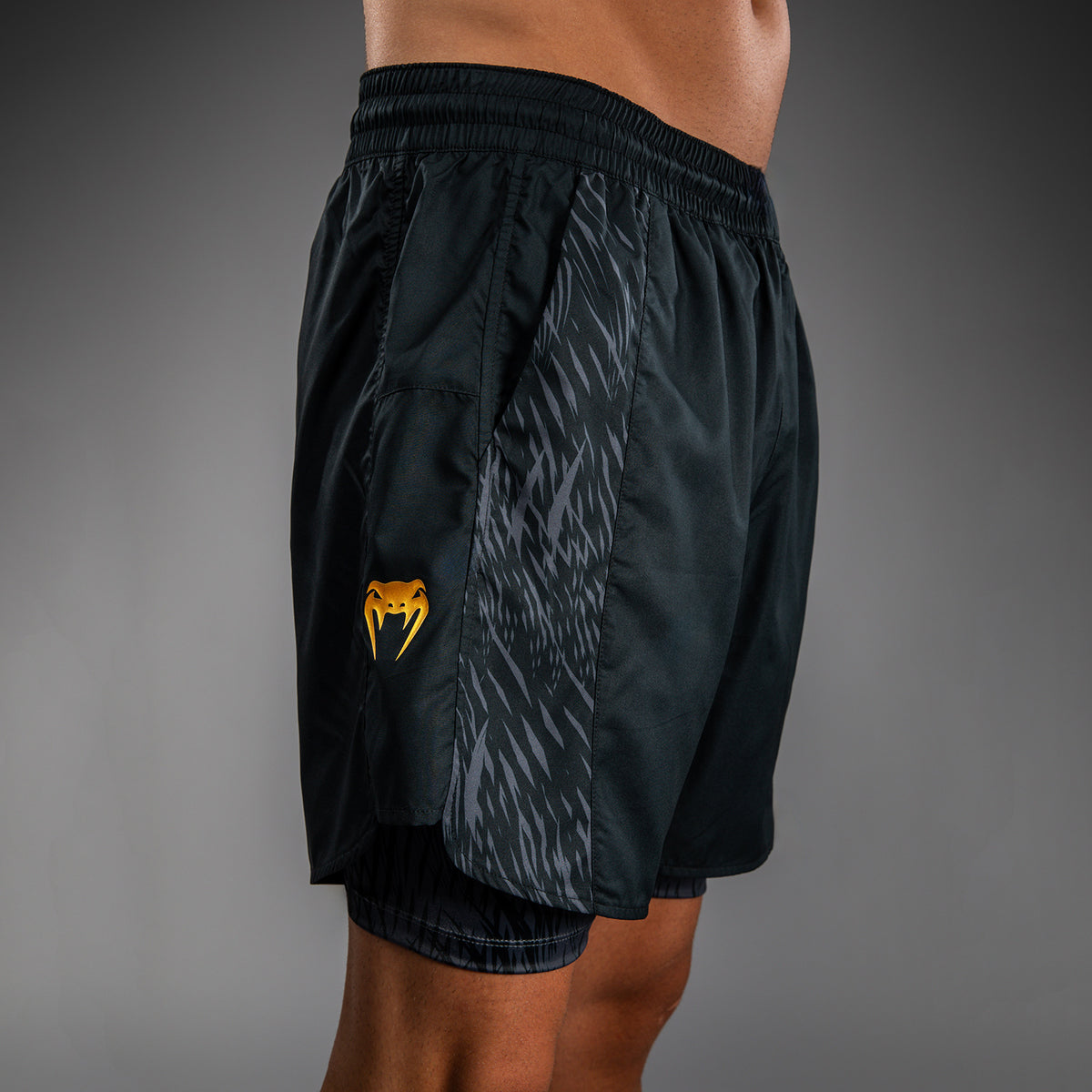 Short d'entraînement Venum x Chimaev - Noir/Gris - product-type_Shorts de training