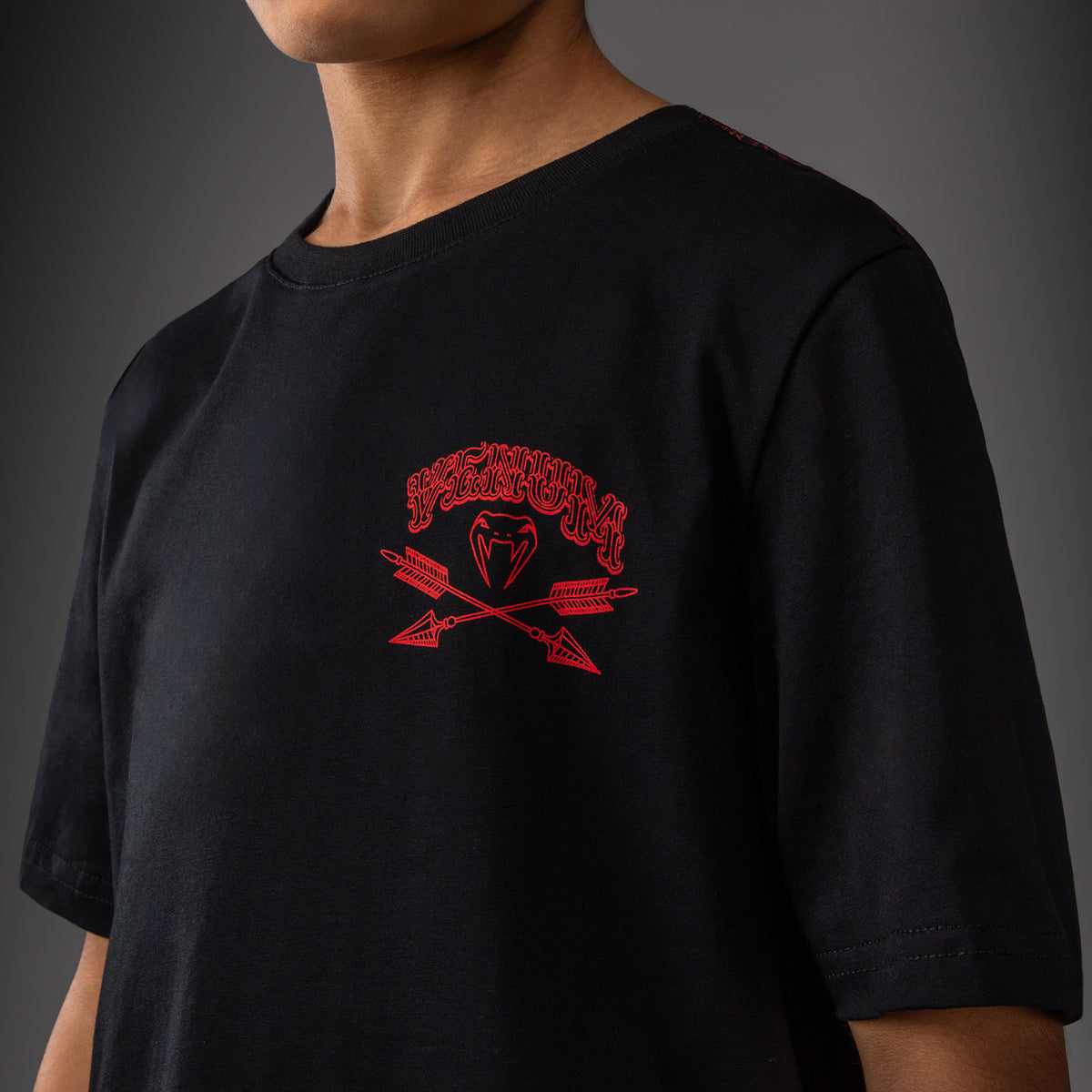 T-shirt Pour Enfants Venum Wolf Atak – Noir/Rouge - product-type_T-Shirts