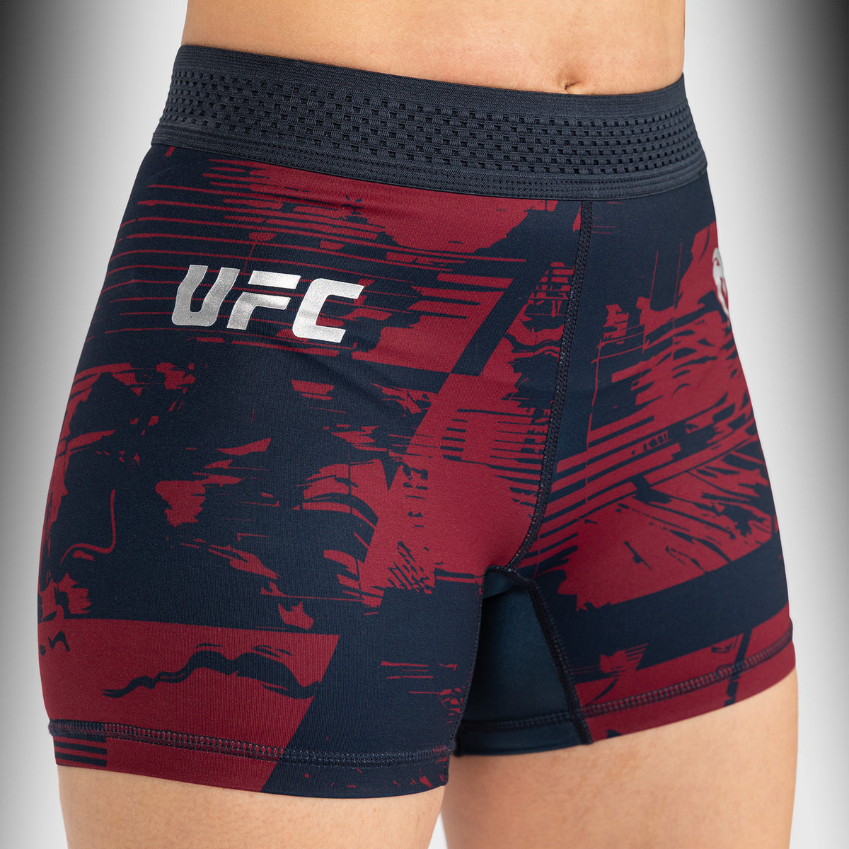 Short de compression Performance Femme UFC Zenith by Venum Authentic Fight Week - Bleu marine/Bordeaux/Argent - product-type_Shorts de compression