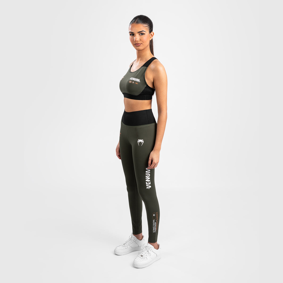 Legging de Performance pour Femmes UFC Adrenaline by Venum Fight Week - Kaki/Bronze - product-type_Leggings