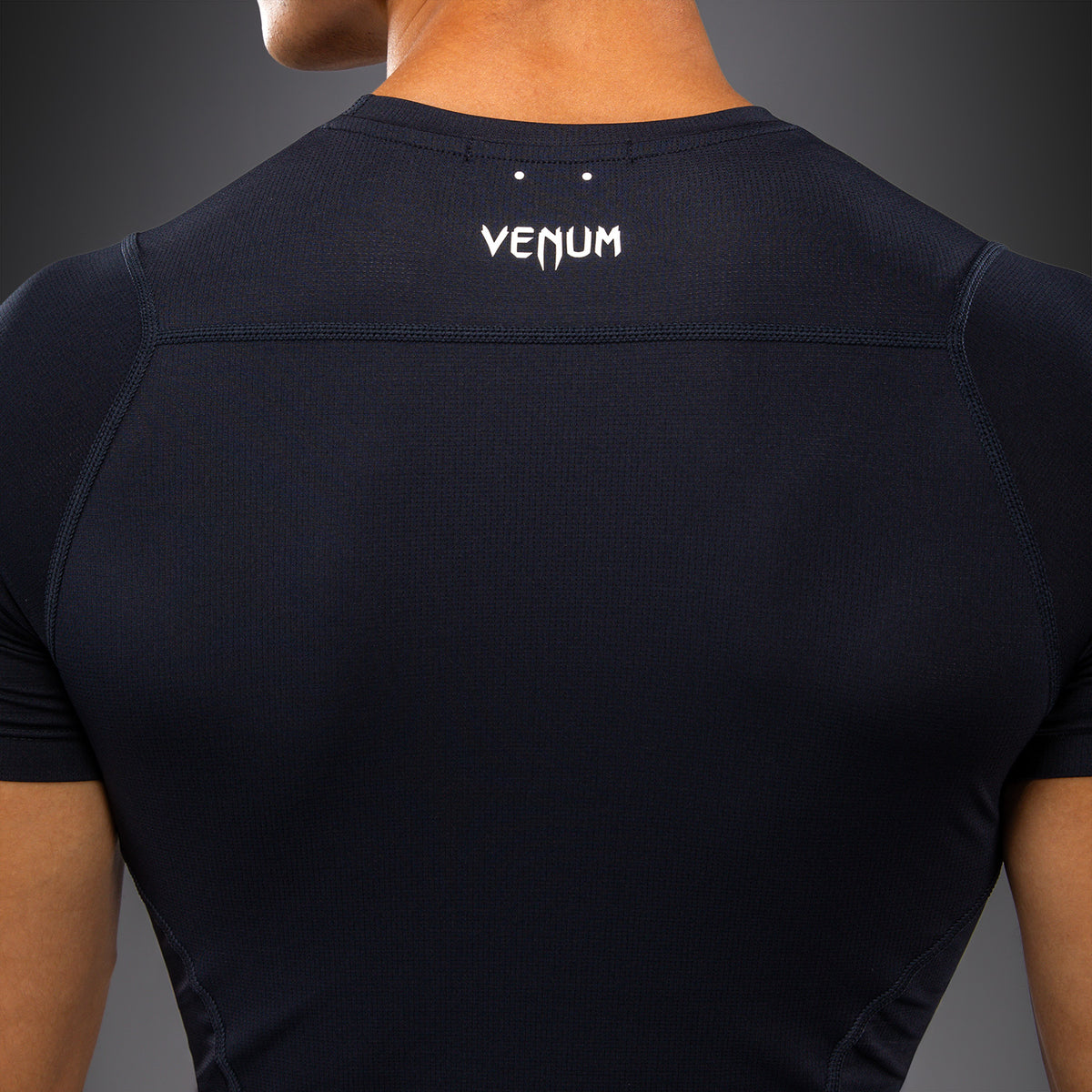 Rashguard à Manches Courtes Venum G-Core - Bleu Marine/Blanc - product-type_T-Shirts de Compression