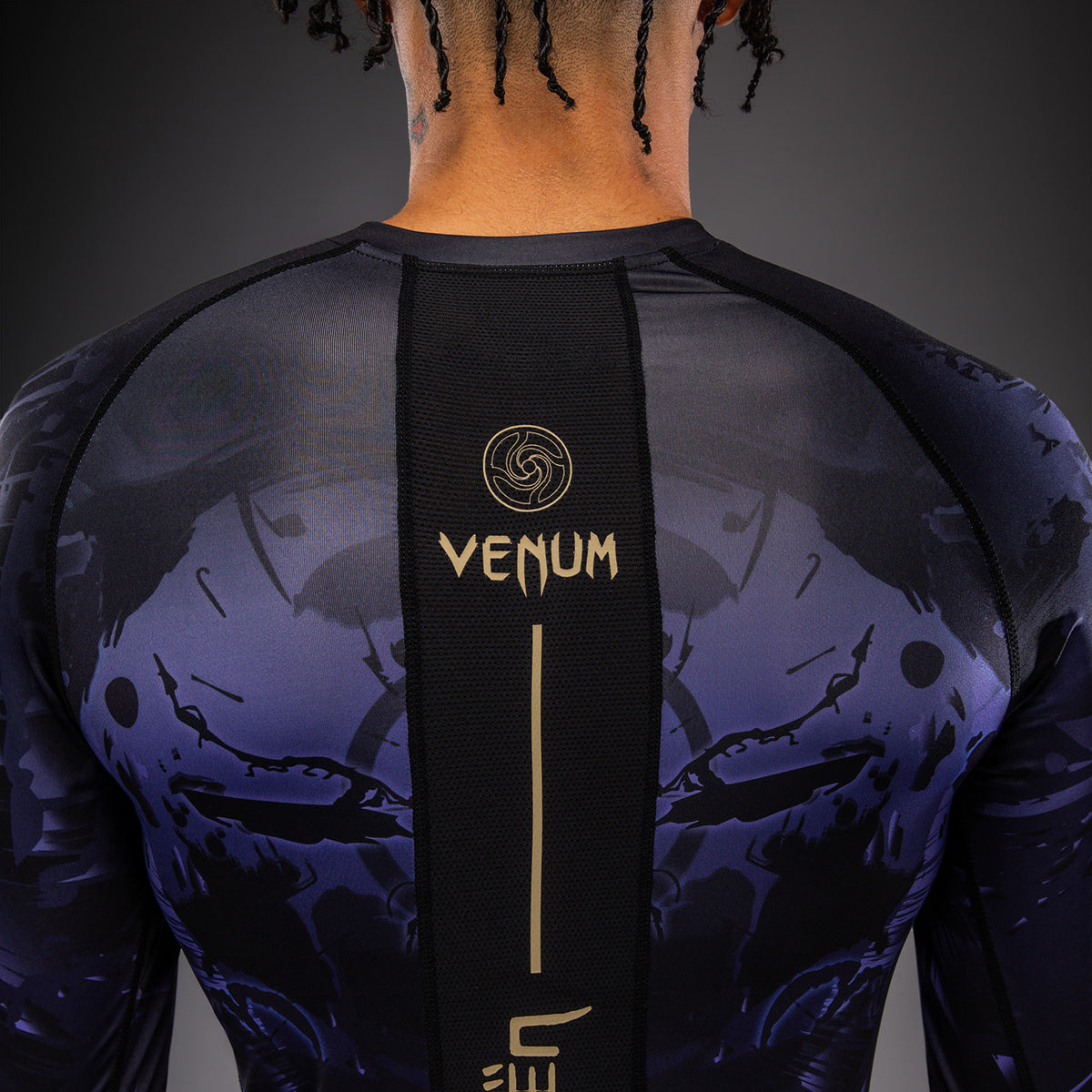 Rashguard à Manches Longues Gojo Jujutsu Kaisen x Venum – Violet - product-type_T-Shirts de Compression