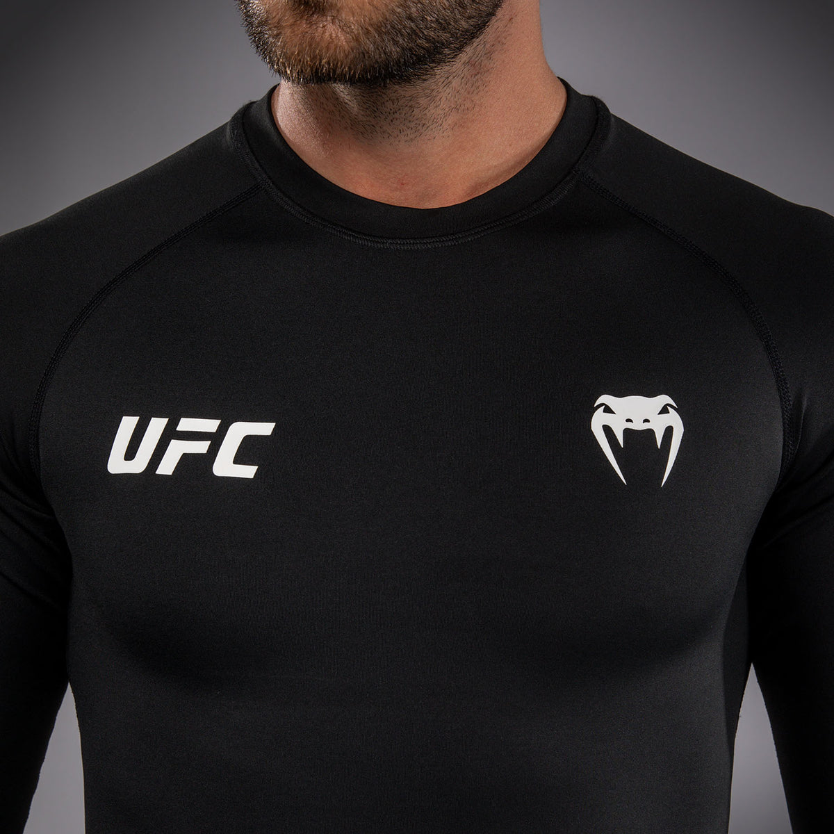 Rashguard à Manches Longues Technique pour Homme Venum UFC Unity by Venum Authentic Fight Week - Noir - product-type_T-Shirts de Compression