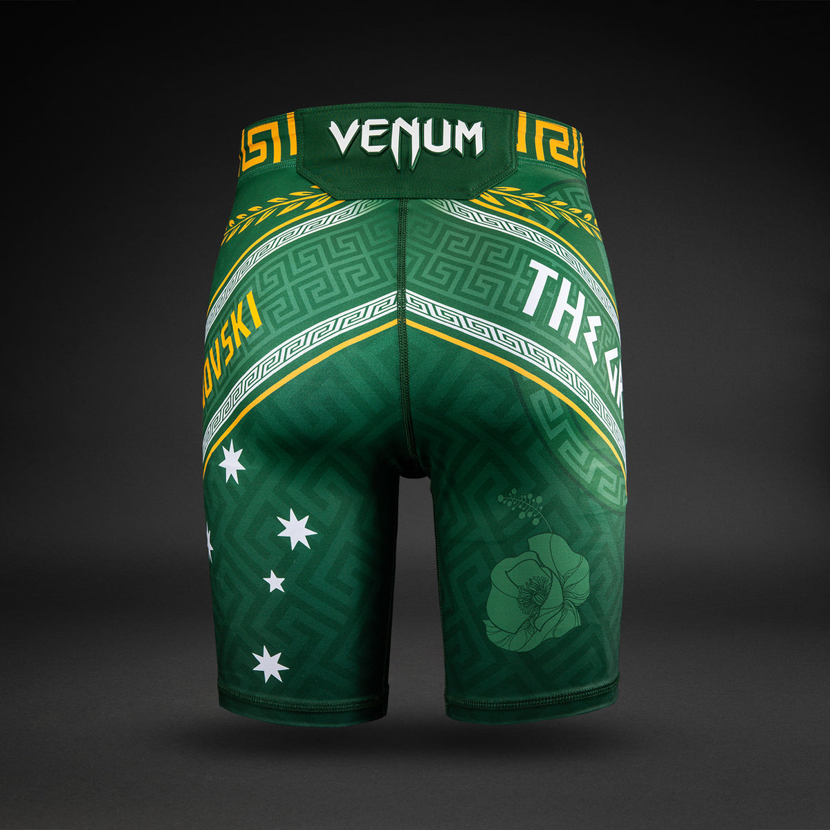 Short de compression UFC Unrivaled by Venum Alexander Volkanovski pour Hommes - Vert - product-type_Shorts de compression