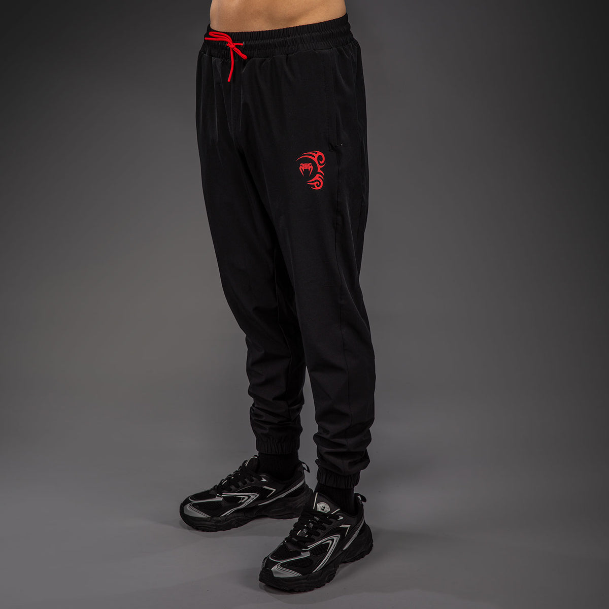 Jogging Venum x Mike Tyson Tiger - Noir profond/Rouge intense - product-type_Pantalons de jogging