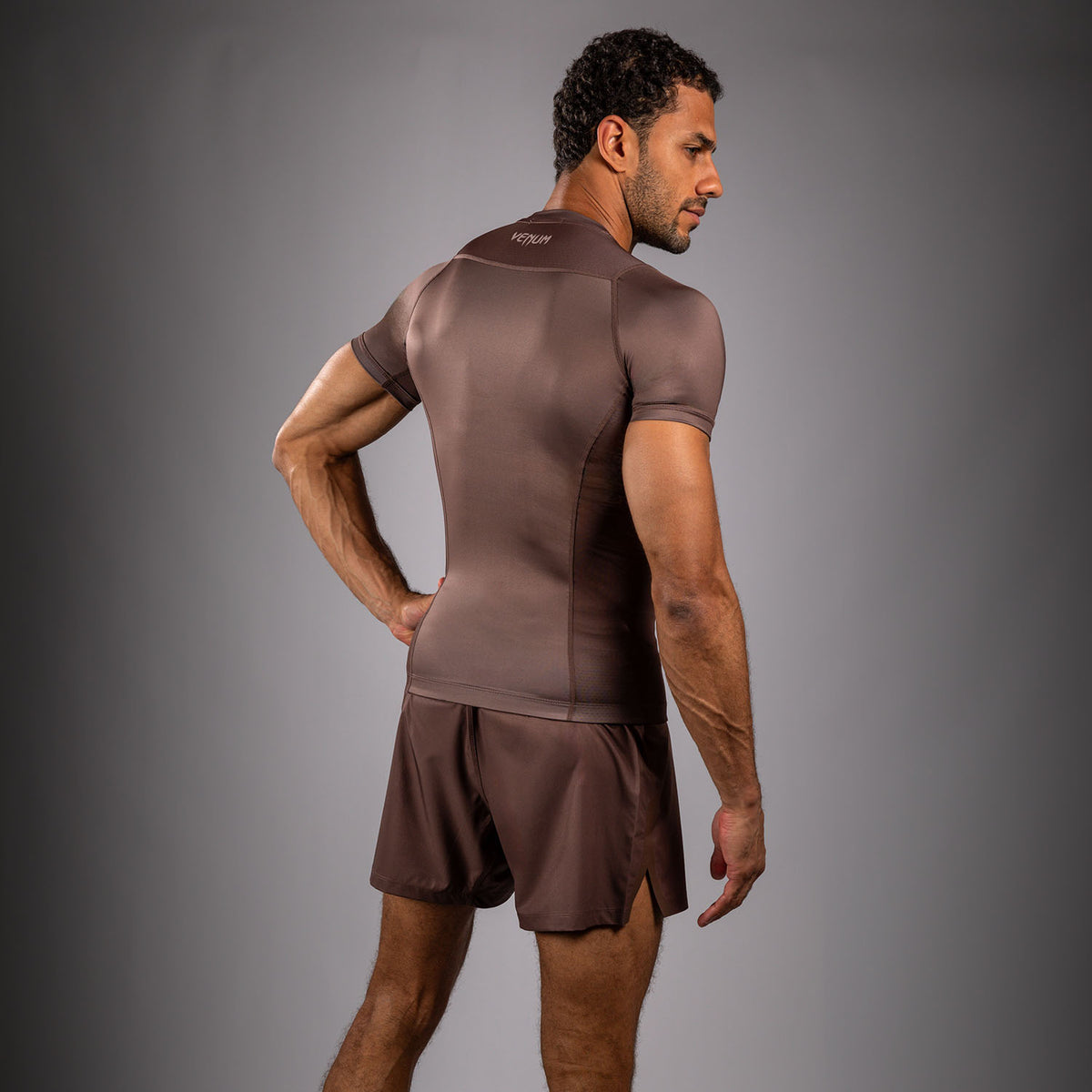 Rashguard Venum No Gi - Marron Chocolat - product-type_T-Shirts de Compression