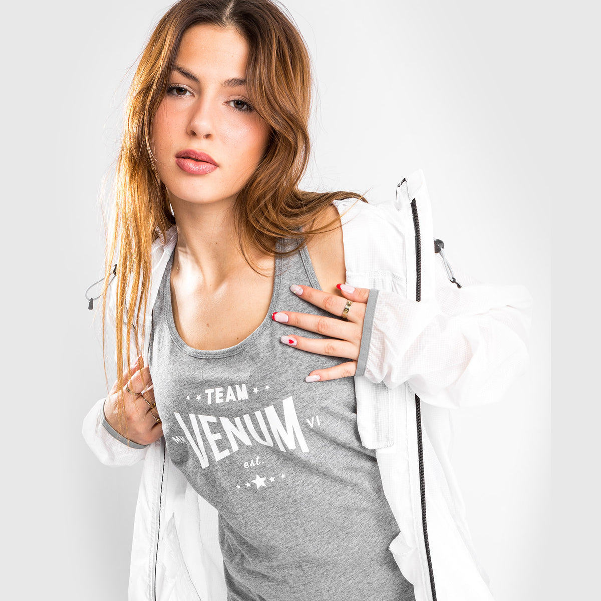 Débardeur Venum Team 2.0 - Pour Femmes - Gris Chiné Clair - product-type_Débardeurs